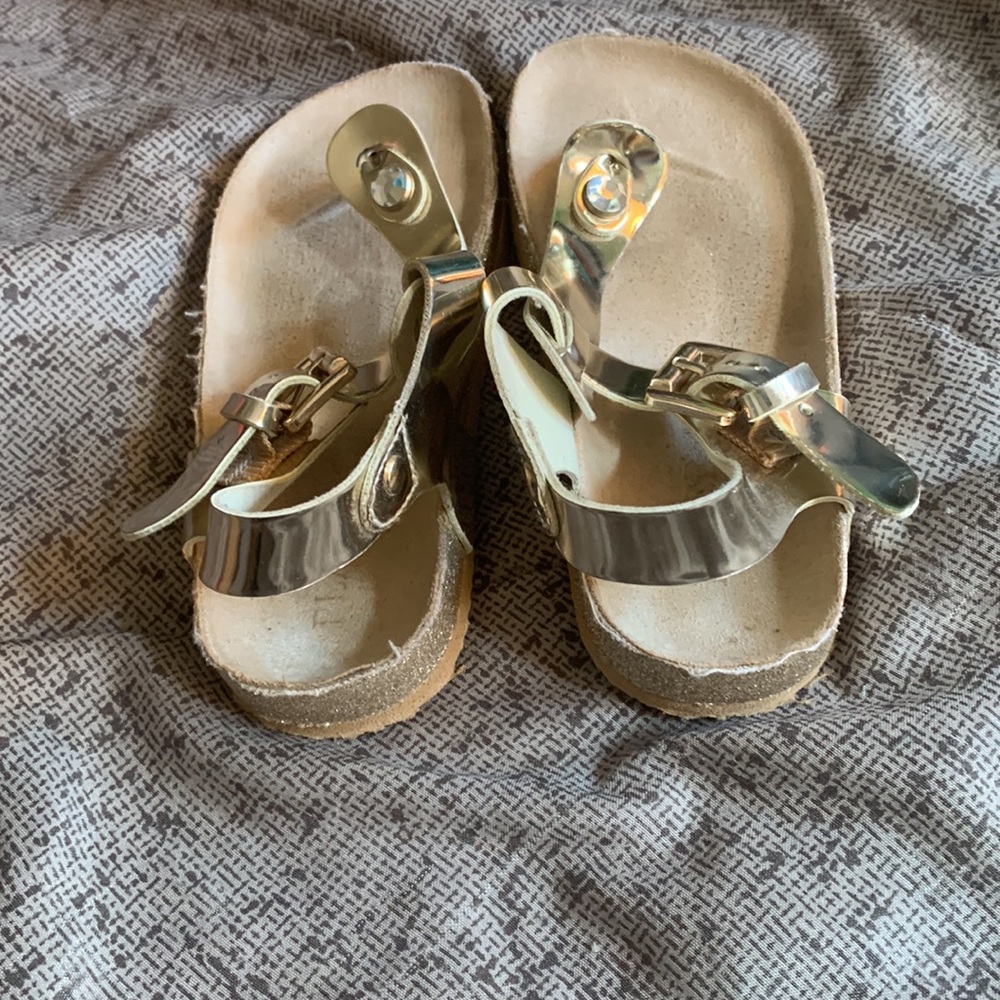 Gold Sandals - Picture 2 of 3